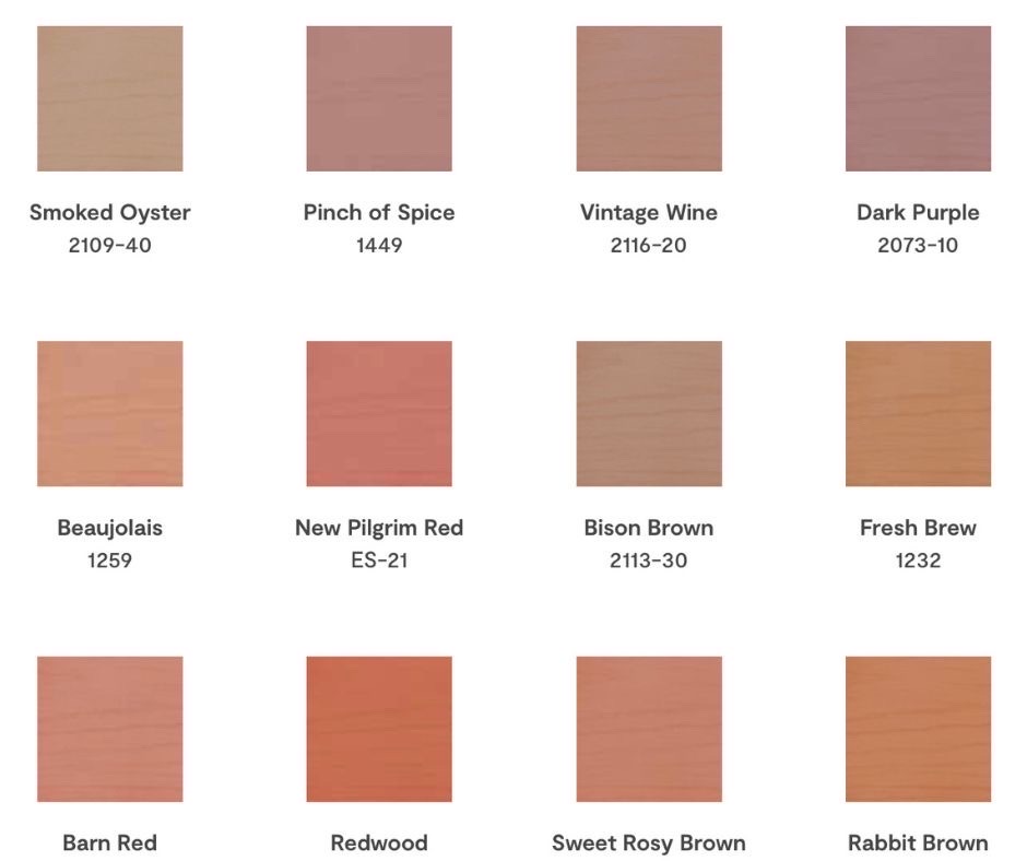 Benjamin Moore stain deck colors