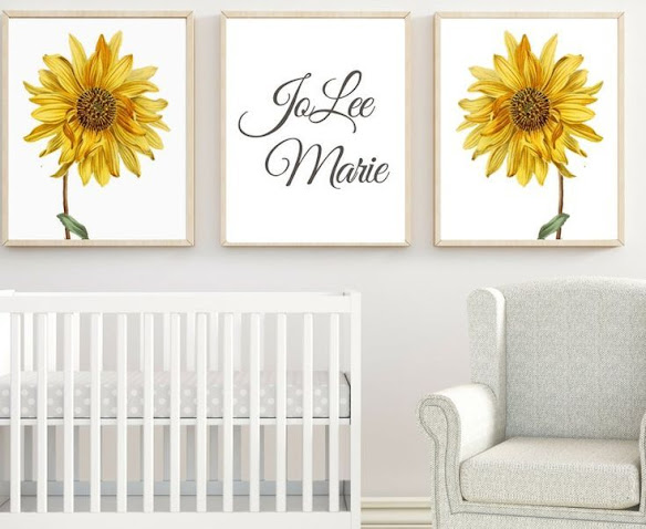 Sunflower Wall Art Decoration