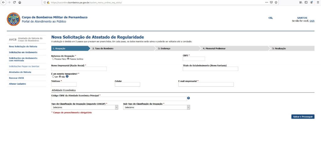 Portal de Atendimento ao Público