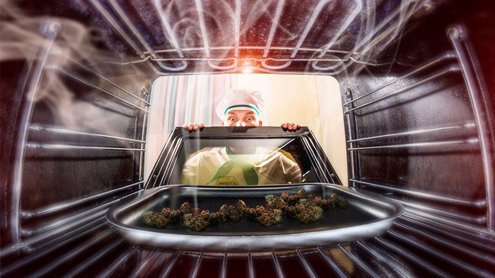 Decarbing weed in oven