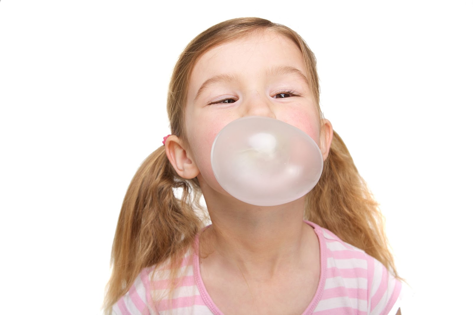 Image result for blowing bubble gum