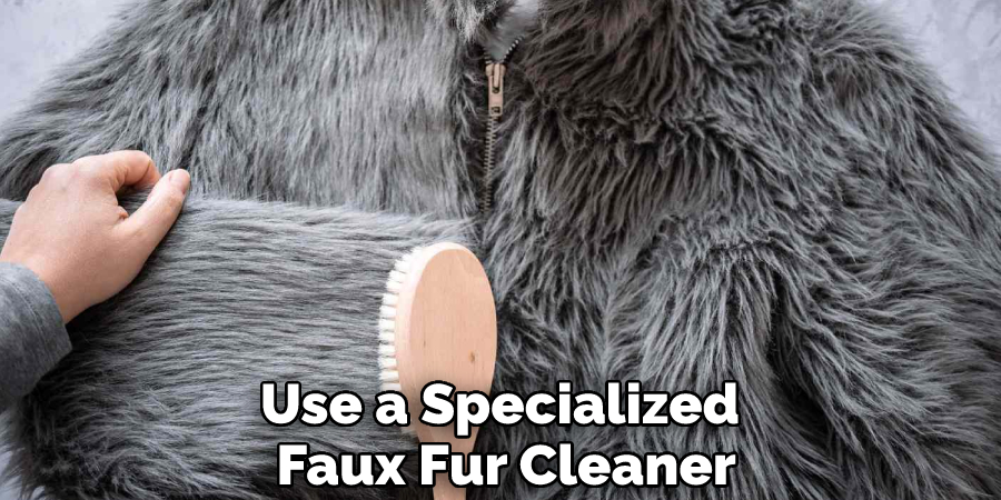 Use a Specialized Faux Fur Cleaner