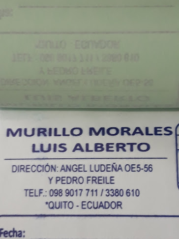 Ángel Ludeña Oe5-56, Quito 170301, Ecuador
