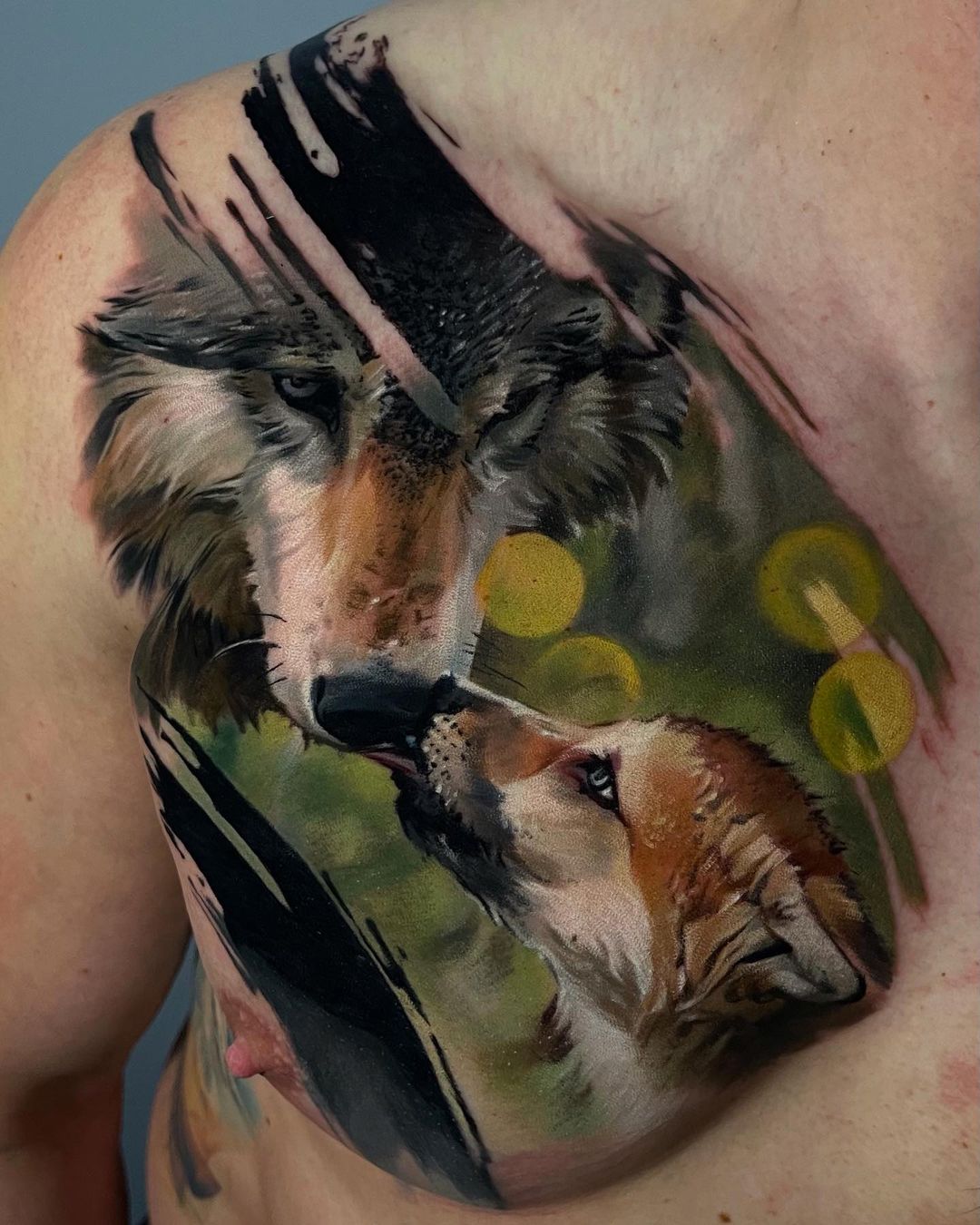 Family Wolf Tattoo