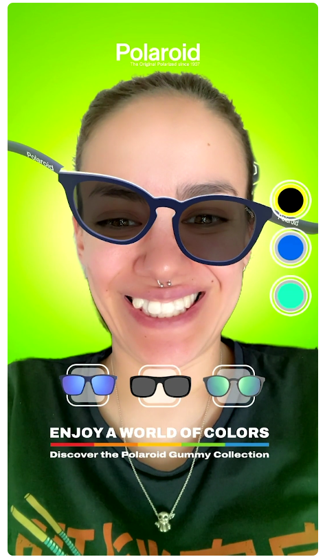 Snapchat AR lens ad