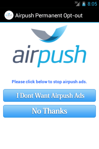 Airpush opt out app apk