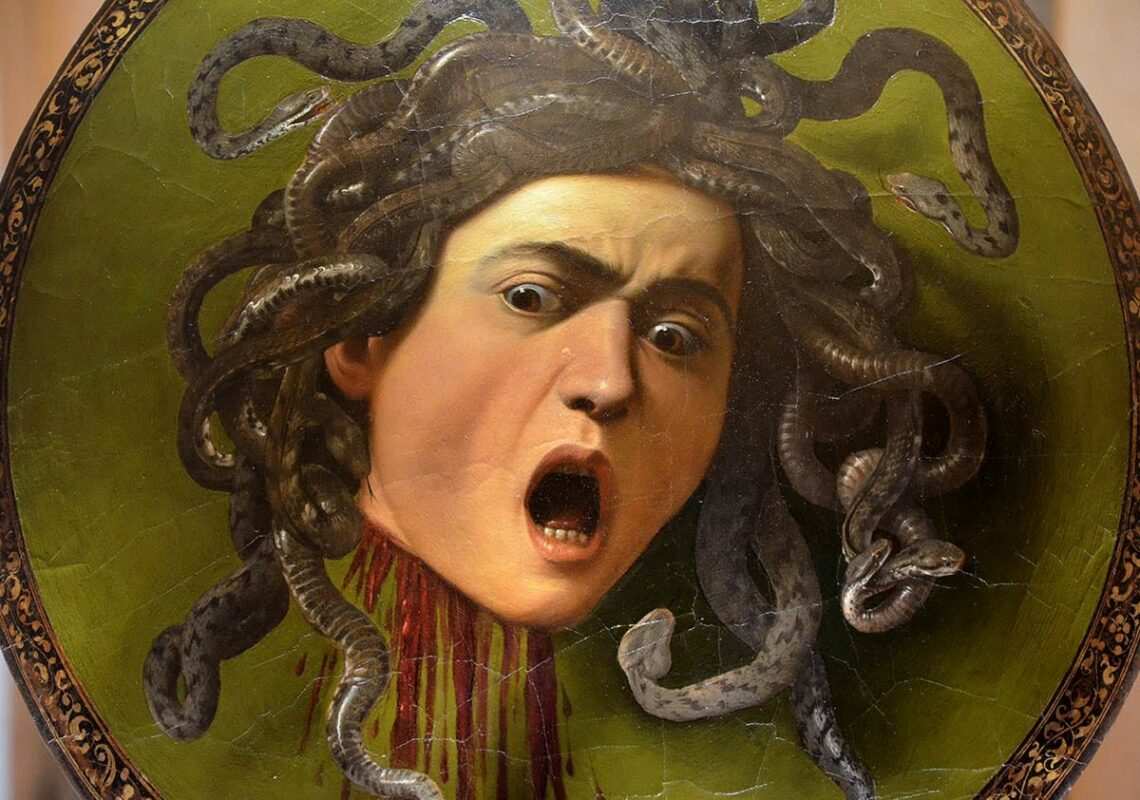 caravaggio painting medusa