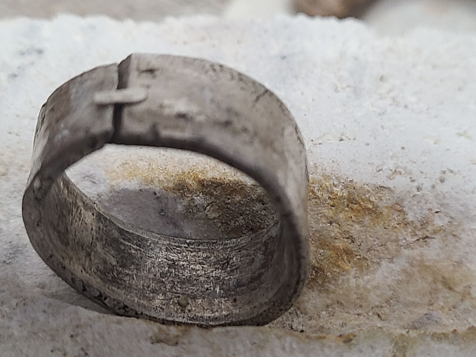 soldered silver ring