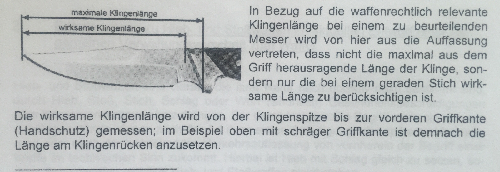 Abmessungen im Waffengesetz - Arbeitsgemeinschaft Waffensachkunde