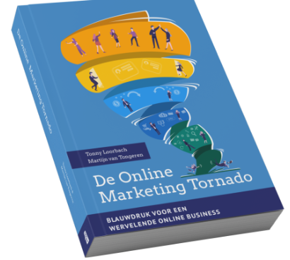 Het boek de Online Marketing Tornado van de IMU