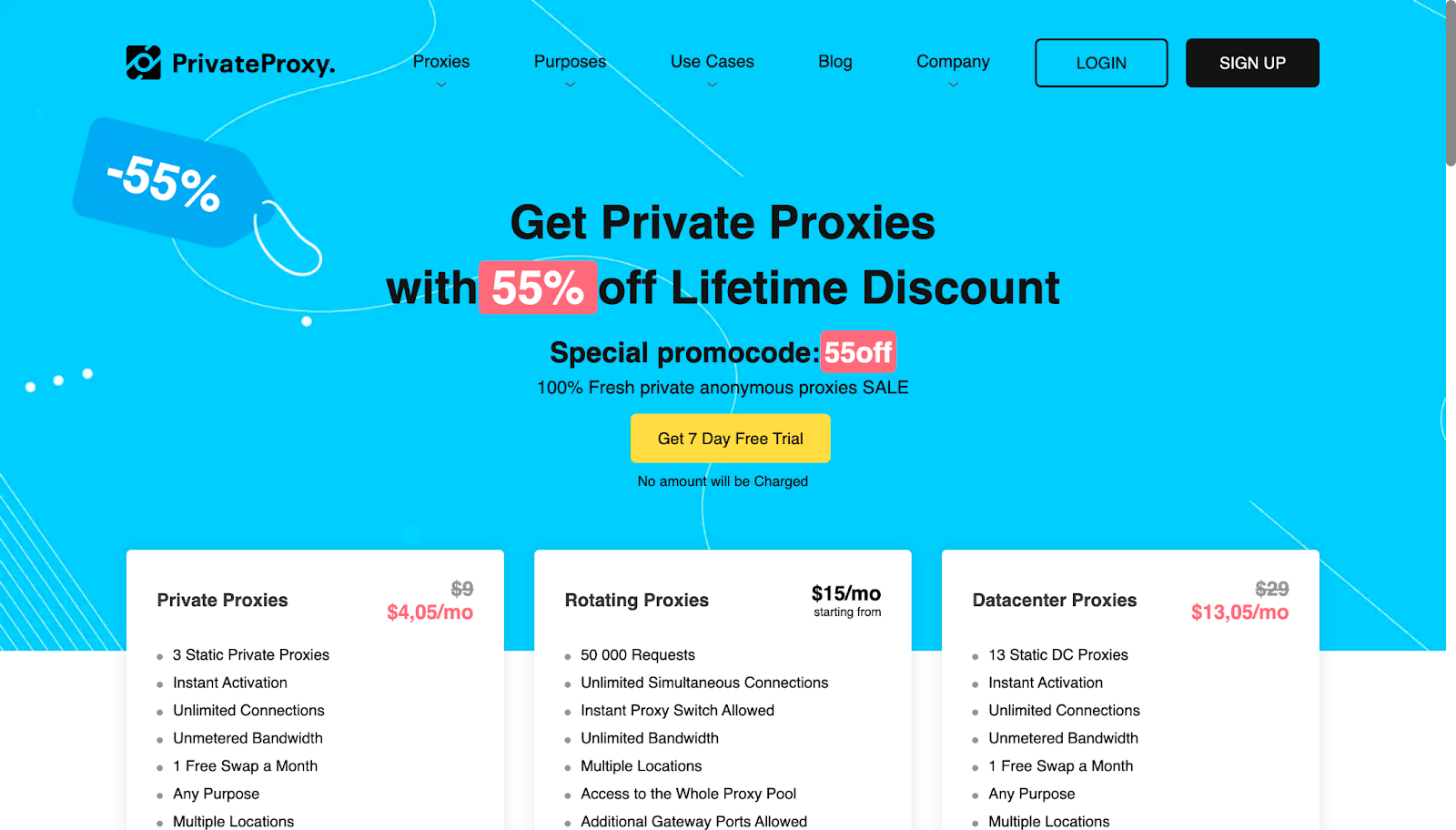 privateproxy shared proxies lifetime discount
