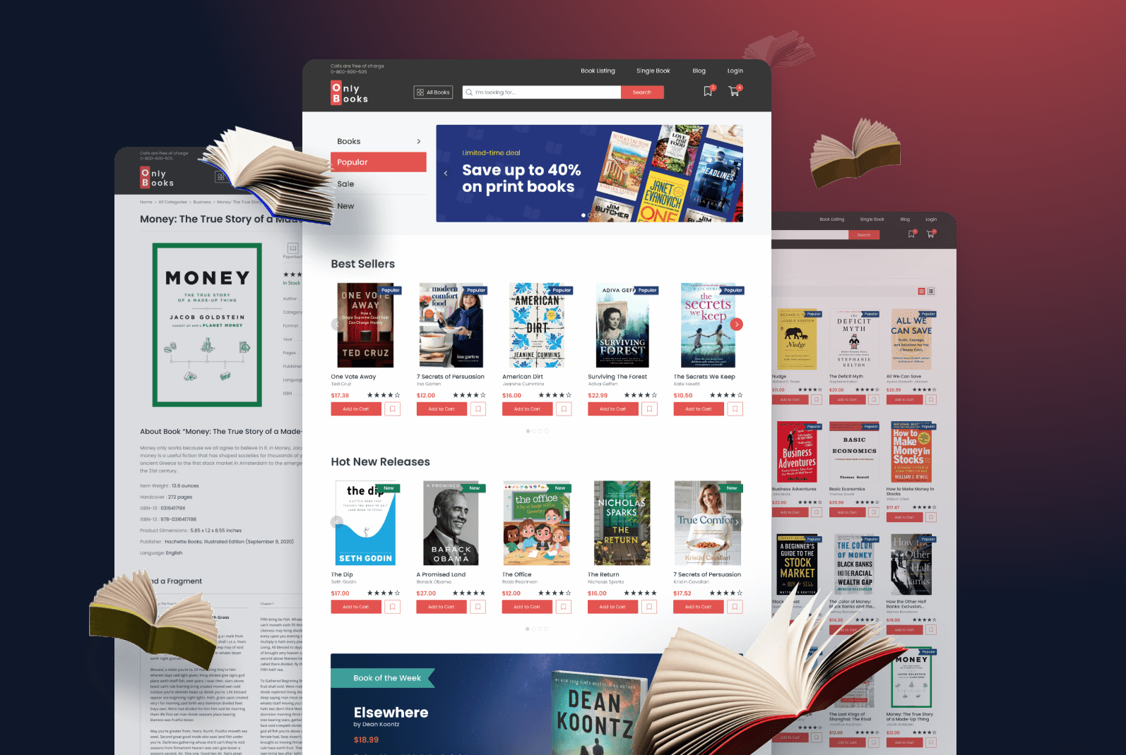 Start Bookstore With WordPress Dynamic Theme