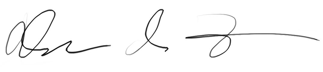 Duane de Four Signature