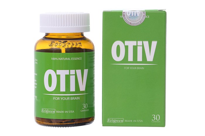 Bổ não Otiv của Mỹ giúp giảm đau đầu