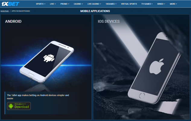 Tải 1xbet mobile về máy cực dễ với các thao tác siêu đơn giản
