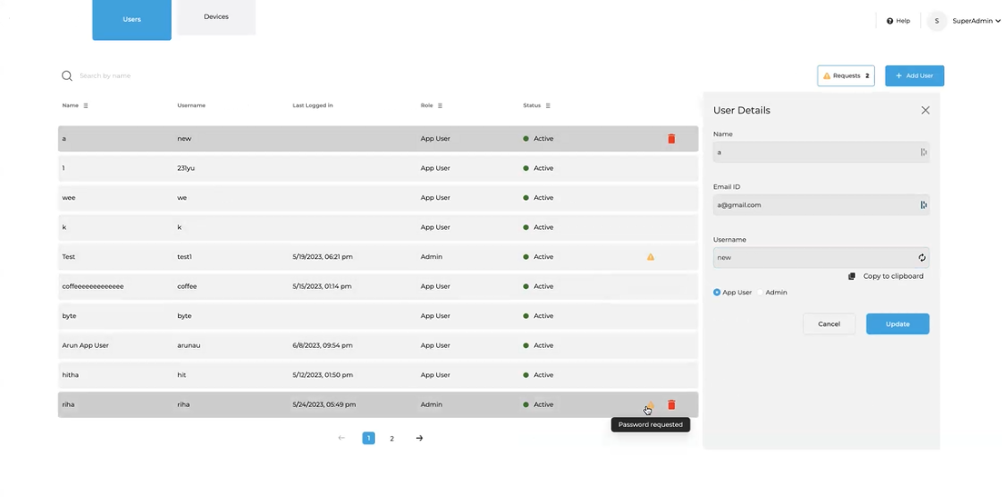 Web application RFID Tracking Software