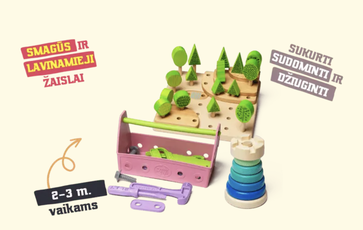 Žaislų klubas Kokius žaislus gaus mano vaikai?