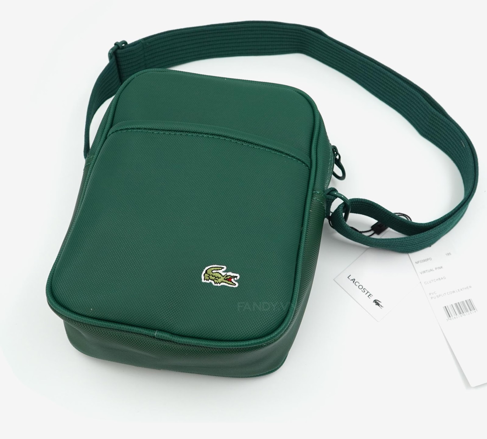 Túi Lacoste Neocros Canvas Green