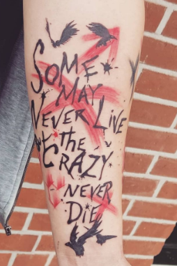 Scary Quote Cover Up Tattoo Ideas