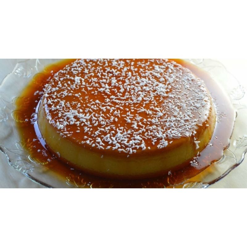 Flan de coco receta ecuatoriana