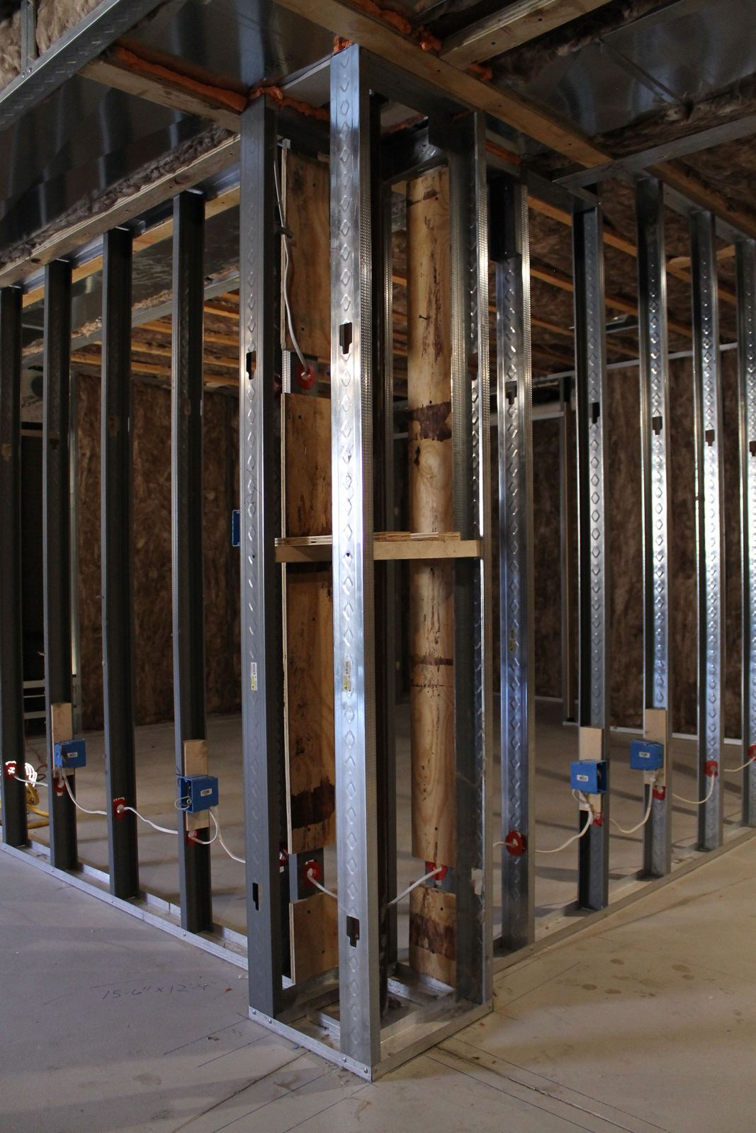 Metal Studs and Wood Studs for Wall Framing