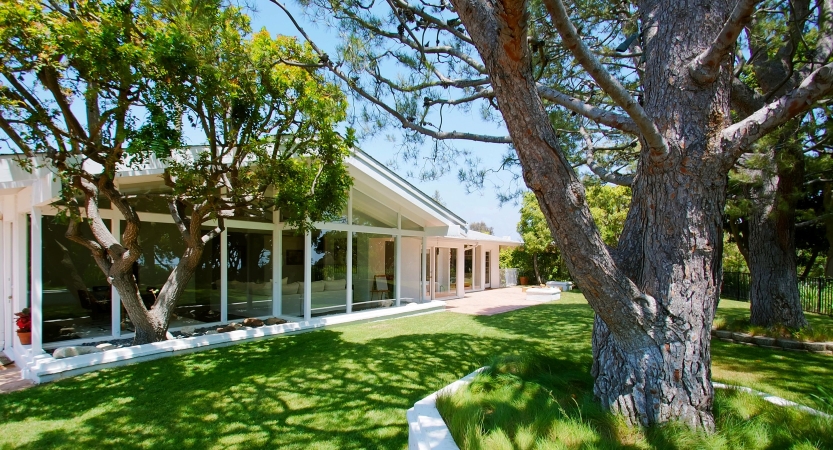 Home in the Mandeville Canyon neighborhood in Los Angeles