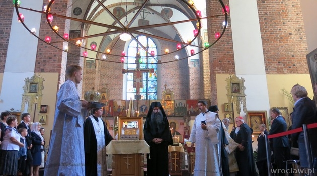 Λείψανα του Τιμίου Σταυρού και του Αγίου ..  Η Μαρία η Μαγδαληνή Ορθόδοξη Εκκλησία στο Wroclaw