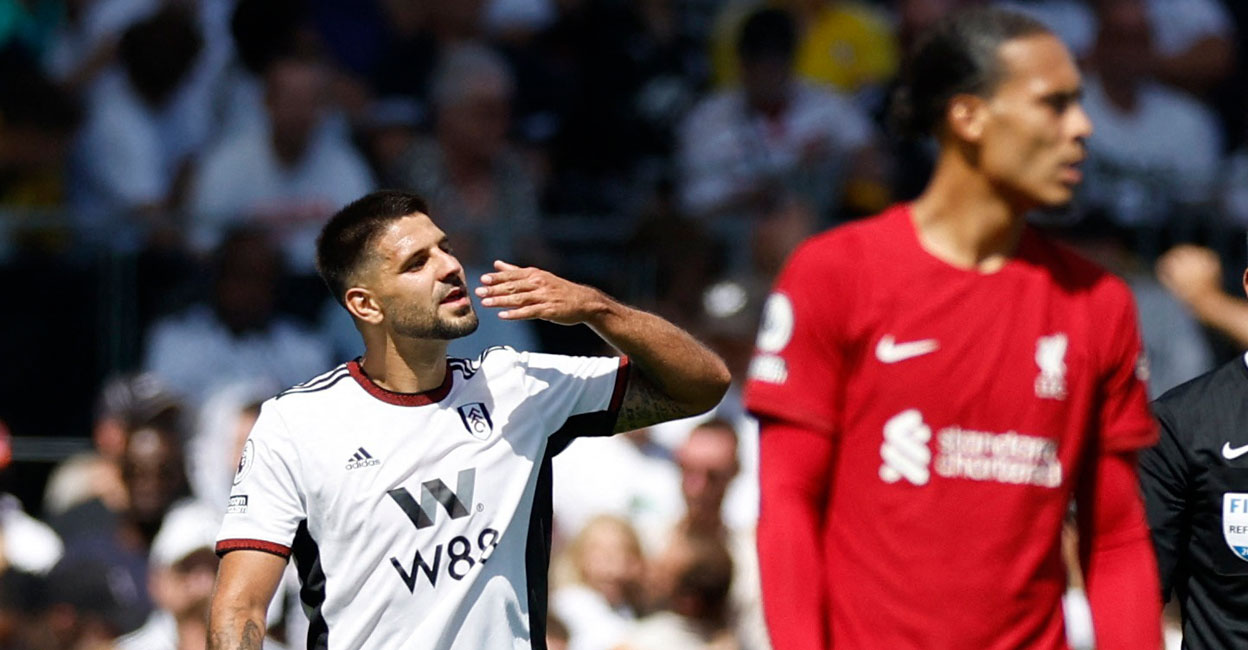 Aleksandar Mitrovic scored a brace against Liverpool