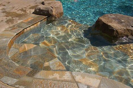 stone pool tile