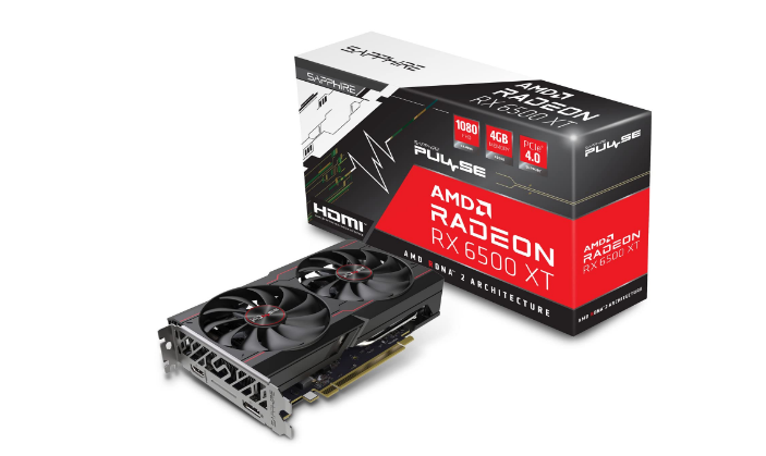 Sapphire Pulse AMD Radeon Rx 6500 Xt Gaming Graphics Card