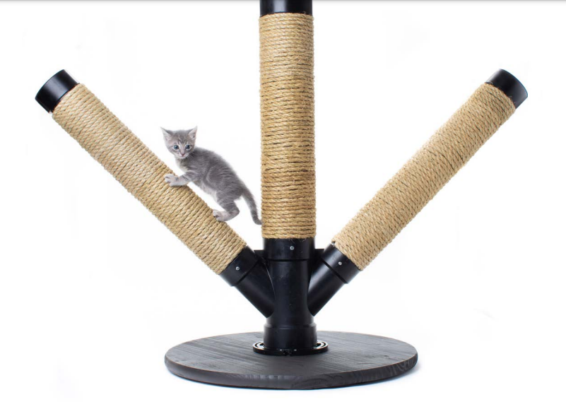 diy cat pvc scratch pole