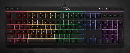 Amazon.com: HyperX Alloy Core RGB – Membrane Gaming Keyboard, Comfortable  Quiet Silent Keys with RGB LED Lighting Effects, Spill Resistant, Dedicated  Media Keys, Compatible with Windows 10/8.1/8/7 – Black: Computers &  Accessories
