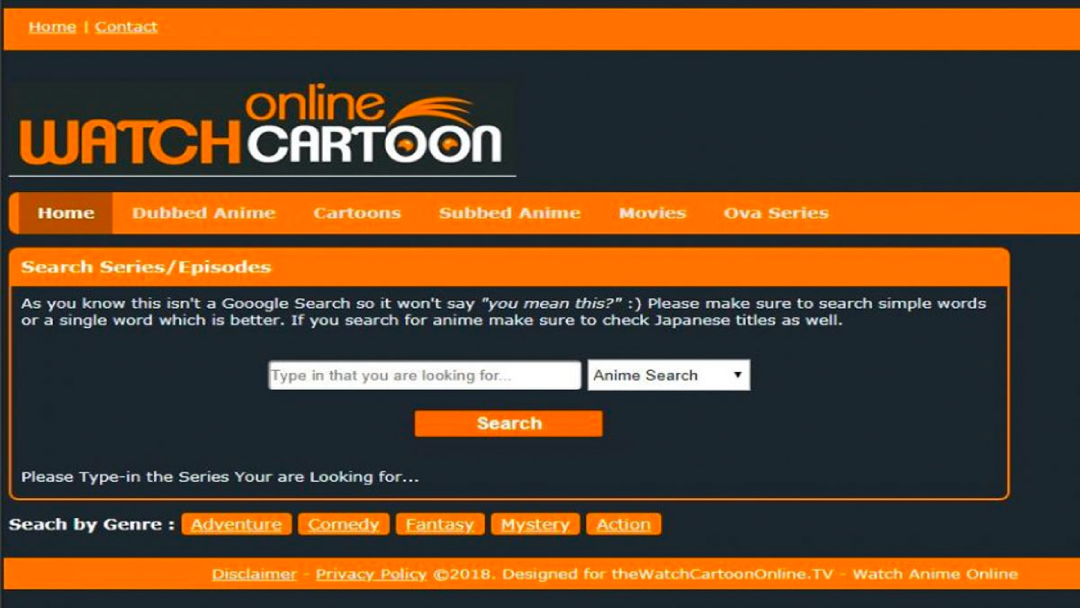 WatchCartoonOnline