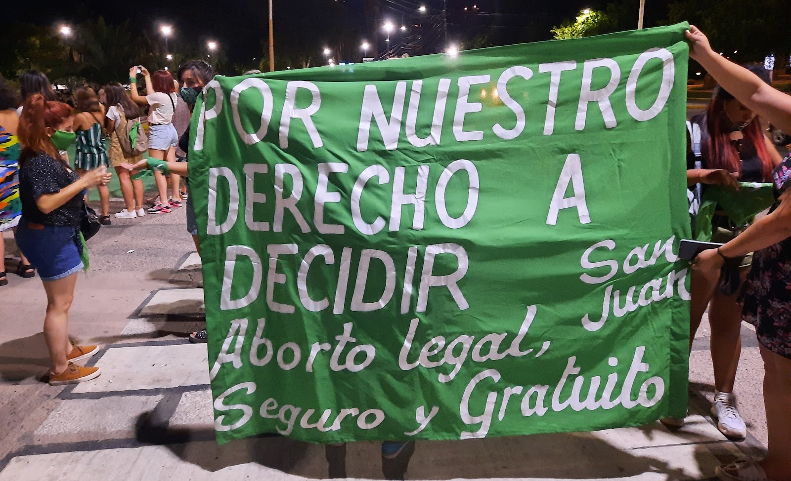 Fotos de la ola verde en Argentina