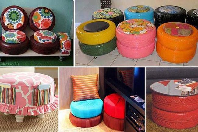 HANDMADE: Tái chế lốp xe thành vật dụng độc đáo trong nhà | VTV.VN