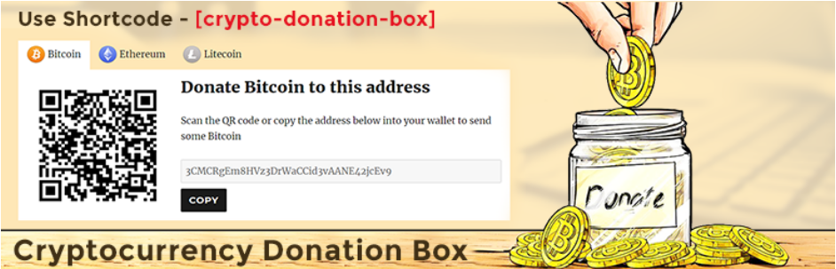 cryptocurrency donation box best crypto wordpress plugin