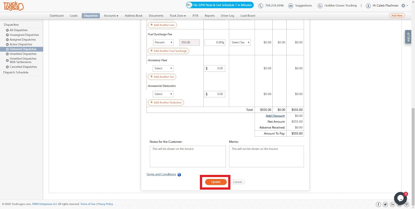 TruckLogics trucking management system