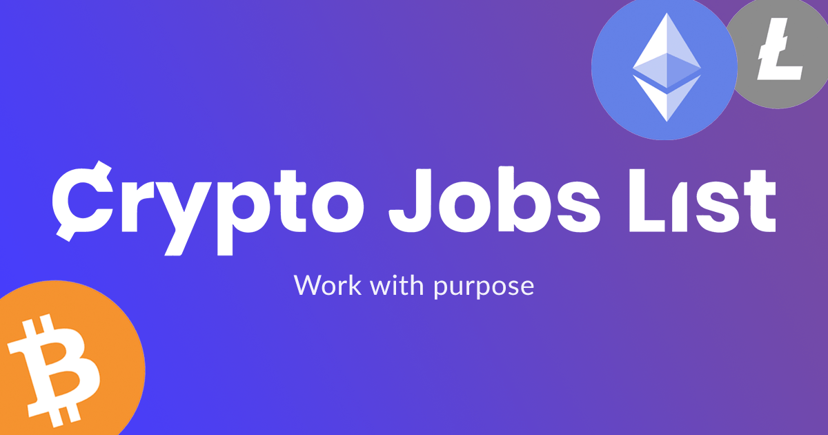 Cryptocurrency job boards