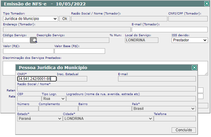 Mudança NFSe Londrina-PR - NDD