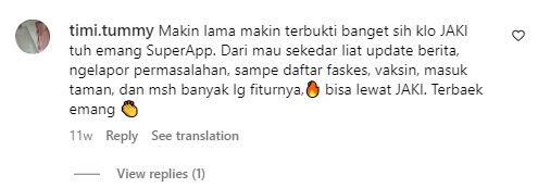Testimoni Aplikasi JAKI