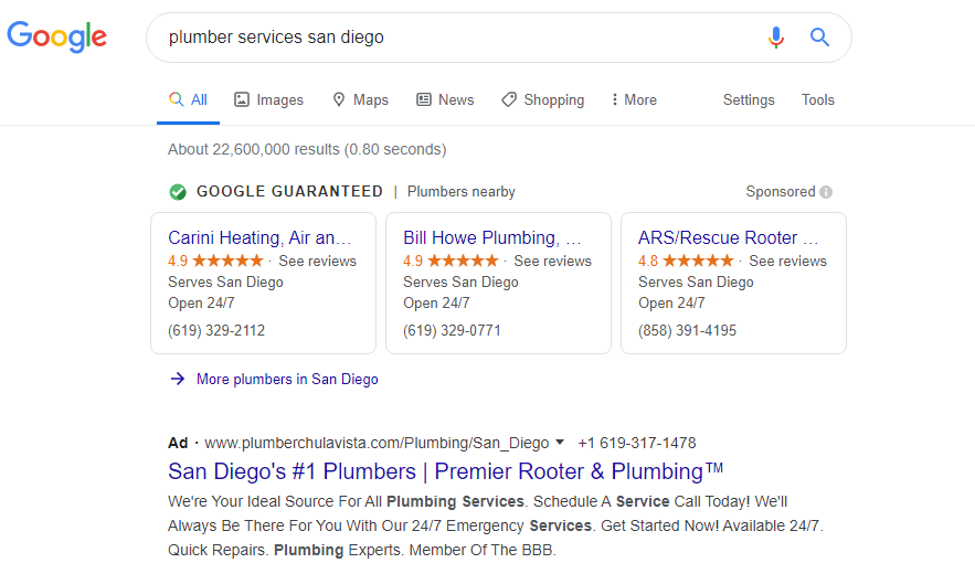 what are google local service ads
