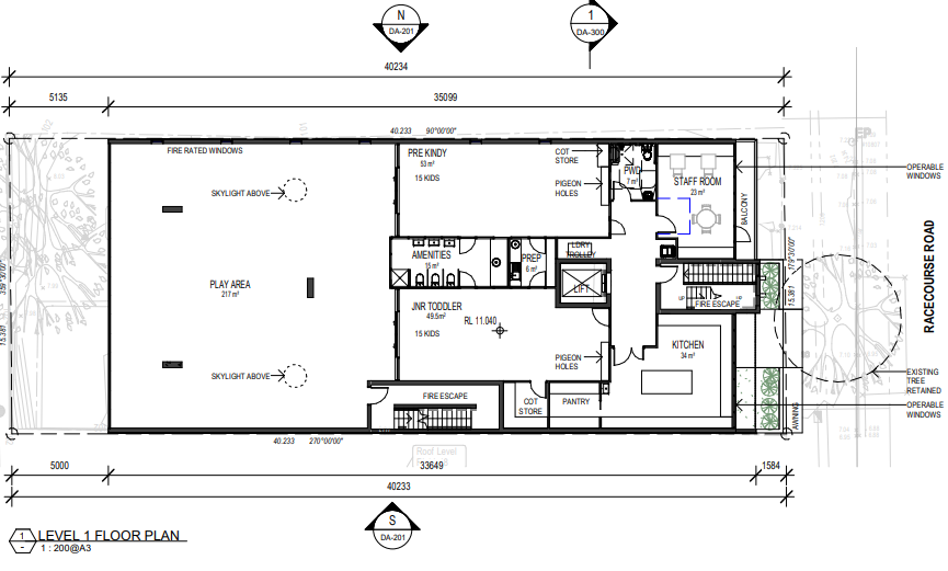 Level 1 floor plan 