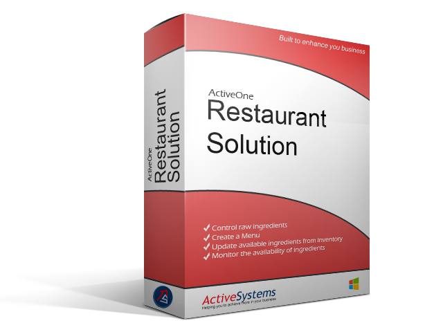 ACTIVEONE Restaurant Solution Management Software Products