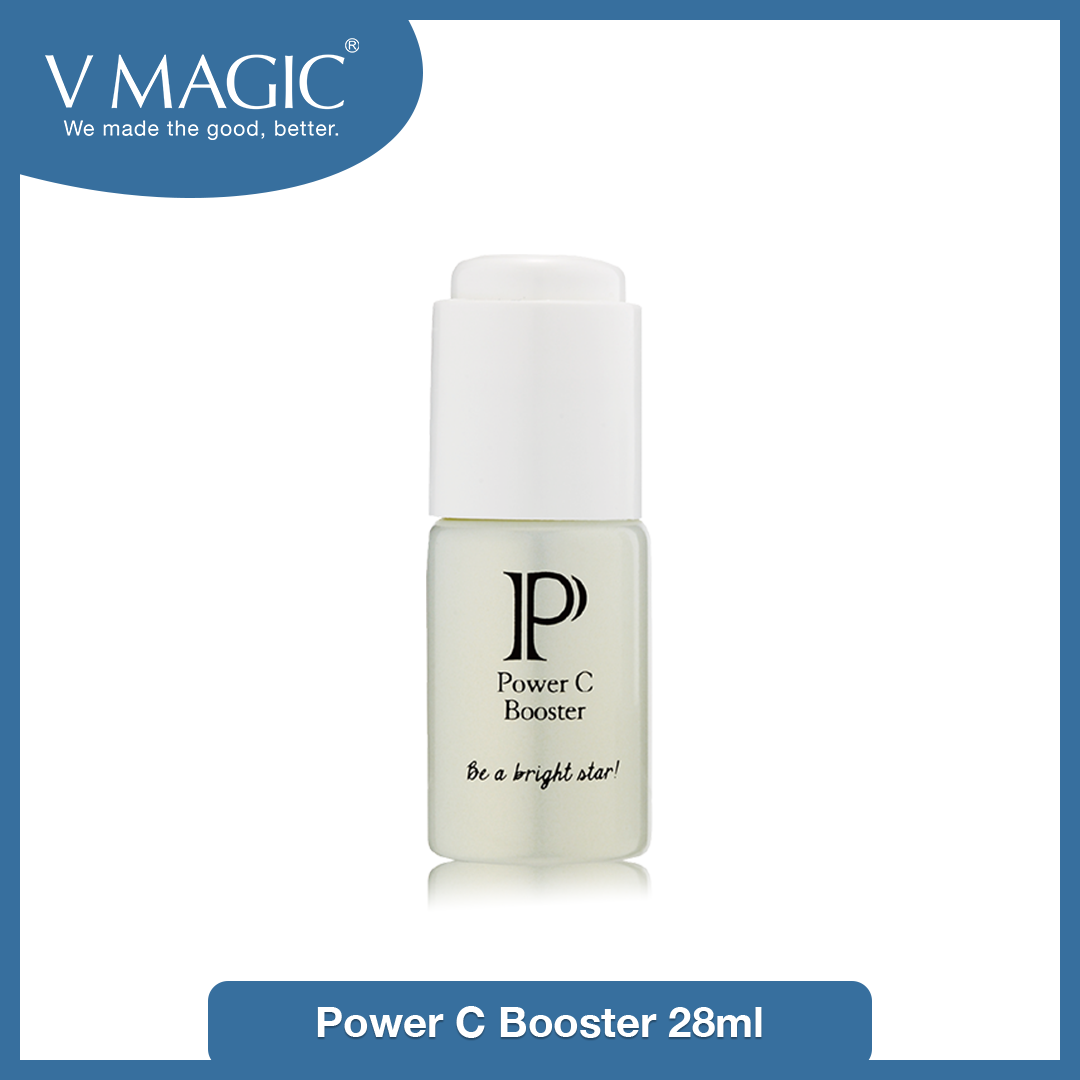 Power C Booster contains potent best skincare ingredient, Vitamin C granulates that work on lightening age and acne spots. 