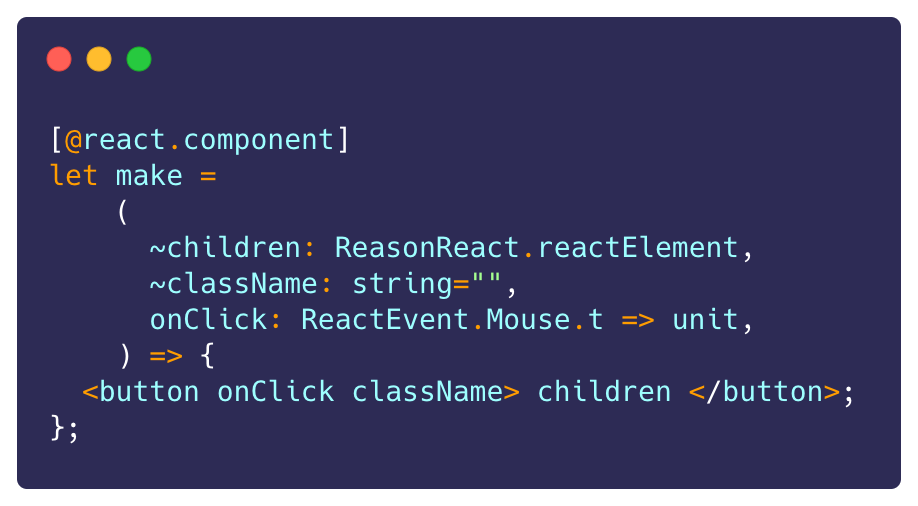reasonml example component