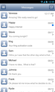 Download iMessage Blue iPhone GO SMS apk