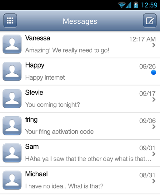 iMessage Blue iPhone GO SMS apk Free | 18O Apk