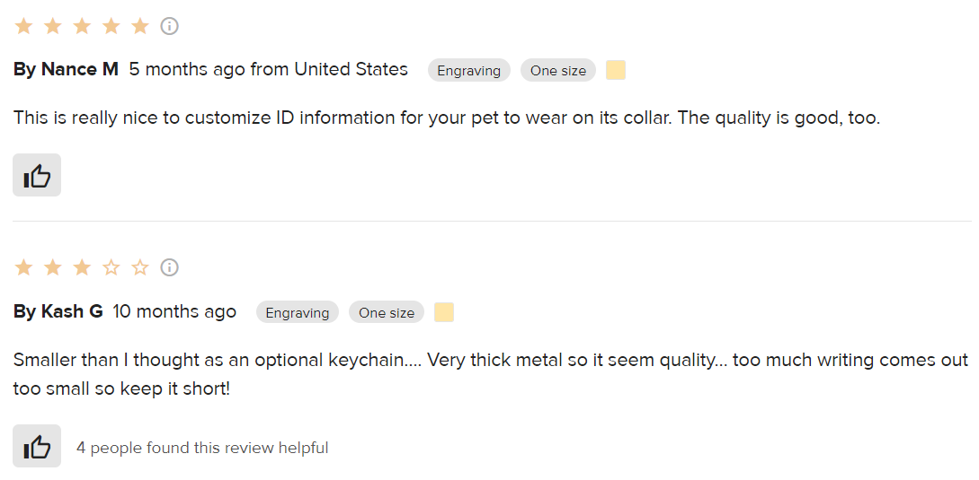 Reviews for Printful pet products