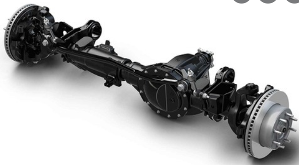 An image of a truck axles