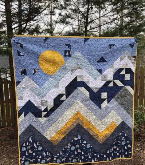 wilderness mountain quilt pattern 